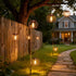TWINKVILLA Bulb, Pergola-2Pack Hanging Solar Lanterns, Solar Lights Outdoor Waterpoof, Solar Chandelier with Warm White