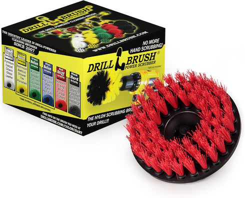 Outdoor Cleaning Supplies - Concrete Scrubbing Brush, Deck Scrub Brush, Gutter Cleaning Brush, House Siding Cleaner