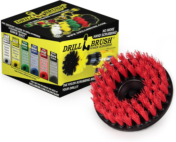 Outdoor Cleaning Supplies - Concrete Scrubbing Brush, Deck Scrub Brush, Gutter Cleaning Brush, House Siding Cleaner