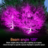 PAR38 Purple Flood Light Bulb, 2 Pack - Dimmable E26 Base, 20W Replace to 200W, Outdoor Christmas Decor
