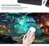 IMAYONDIA (35.4x15.7 Mushroom Anime Desk Mat in), Fairy Forest Large Gaming Mouse Pad for Laptop Computer, Tabletop