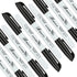 Black Dry Erase Markers, Low-Odor, 108 Count, Chisel Tip for Writing on Whiteboards, School Office Supplies