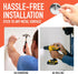 Heavy Duty Magnet Hooks - 4-Pack, Powerful Magnetic Hooks for Fridge, Tools, Kitchen, Workshop, Garage, Bathroom