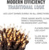 612 50 12.25 12.9 Vermont Clear LED Christmas String Lights on Brown Wire Cord, UL Approved, Indoor and Outdoor Use