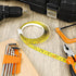 6 Pieces 12' Self Adhesive Measuring Tape, Double Scale Ruler, Self-Adhesive Stick Tape for Woodworking
