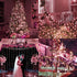 Pink Christmas Lights 25FT 100 Incandescent Bulbs with White Wire for Valentine's Day, Wedding, Party, Indoor & Outdoor