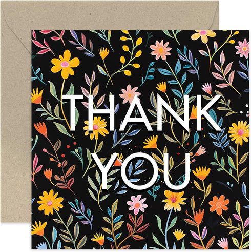 Thank You Card for Friend - Premium Quality Thank You Card for