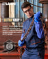 LANON 26" Elbow Length Heavy-Duty PVC Chemical Resistant Gloves, Large Rubber Protection