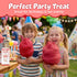 Perfectware 6070 3.25 lb Concession Essentials Cherry Cotton Candy Mix Ready-to-Use Floss Sugar for Cotton Candy