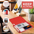Sooez Clipboard with Storage - High Capacity Nursing Clipboards with Pen Holder, Heavy Duty Plastic Storage Clipboard