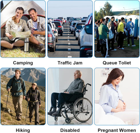 750ML, Pee Bottles for Men, Portable Urinal for Men, Collapsible Urine Bottle Car Urinals for Men and Women, Emergency