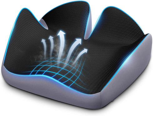 Seat Cushion for Relief Sciatica - Memory Foam Cushion for Office Chair,