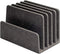 MobileVision Executive Dark Gray Desktop File Folder Organizer with 5 Slot Dividers and Paper Tray