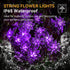 50 ITICdecor Solar Flower String Lights Outdoor Waterproof LED Upgraded Flower Fairy Light for Garden Fence Patio Yard