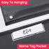 Godery Heavy Duty Storage Pocket Chart for Classroom and Office, Clear Storage Pocket Chart for Files