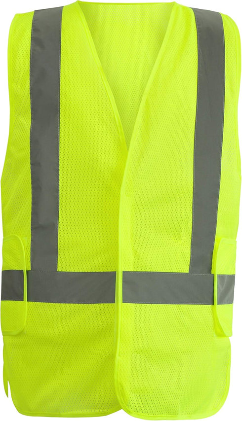 NYOrtho High Visibility Reflective Vest - ANSI/ISEA Class 2 - Sweat-Free Construction Vest - Universal Fit
