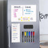 Magnetic Dry Erase Board for Fridge, 8”X12” Whiteboard with 6 Dry Erase Markers Included