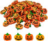 ZAKVOOR 80 Pcs Pumpkin Erasers for Kids, Halloween Pencil Erasers Bulk for Party Favor and Gift Filling