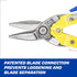 LENOX TOOLS Pliers, Straight Aviation Snips with Durable Grip (LXHT14340)