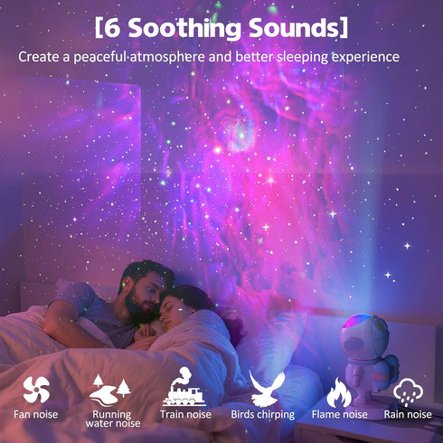 SICCOO 16 Apollo Star Galaxy Projector Night Light with Light Effects, Nebula Ceiling LED Lamp for Bedroom and Room