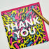 Premium Thank You Card - Neon Leopard Print Thank You Card for Her - Thankyou Cards for All Occasions Women, Teacher