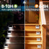 6 Pack Lights,3 GIGALUMI Solar Step LED Solar Stair Lights Outdoor LED Deck Lighting Stainless Steel Waterproof Led