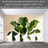 Yzpallescene Custom Size Wall Mural Green Fiddle Leaf Fig Botanical Tropical Plant Minimalist Nordic Style Removable
