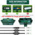 Outdoor Electrical Box Waterproof IP54-rated, Black Outdoor Extension Cord Cover Box (7.6 x 3.9 x 3.3 inch)