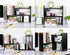 PAG Desk Organizer, Adjustable Desktop Shelf, Small Table Bookshelf, Black
