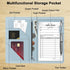 Server Book with Zipper Pocket for Waitress, Cute Waiter Server Wallet, Booklet Restaurant Waitstaff Organizer, Serving