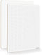 Dotted Dry Erase Board, 9" x 12" Double Sided with Bullet Dot Grid Paper for Home School Classroom Kids