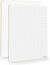Dotted Dry Erase Board, 9" x 12" Double Sided with Bullet Dot Grid Paper for Home School Classroom Kids