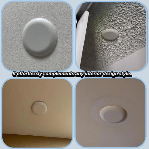 GeegAcc 3Pcs CP3540 3.5-4 Inch Round Ceiling Cover Plate for Electrical Box - Paintable White Hole Cover to Conceal