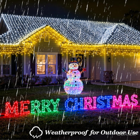 670 66ft 148 12 Dimmable LED Christmas Lights Outdoor, Warm White String Lights Indoor with Drops Modes, Curtain Window