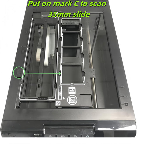 Photo Holder Assy Film Slide 35mm Negative Holder & Cover - Compatible with Epson Perfection V500 V550 V600 4490 2450