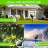 2-Pack 80FT 200LED 8 Brightever Solar String Lights Outdoor Waterproof, Total Solar Fairy Lights with Lighting Modes