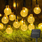 Solar String Lights Outdoor 60 LED 36FT with 8 Lighting Modes, Waterproof