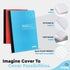 Enday Graph Paper Composition Notebook - Hard Cover, 100 Sheets, Premium Quad Ruled Notebook (6 Pack)