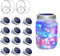 SunKite Solar Mason Jar Lights, 12 Pack 30 LED Waterproof Fairy Firefly