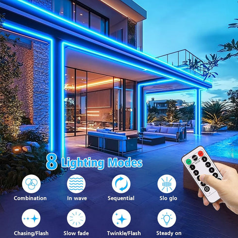 9.8ft 90 Dimmable, LED Strip Lights Battery Operated, LED Strip Lights with Remote Controller Timer Waterproof Flexible
