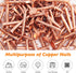Copper Nails – 1 Inch Roofing Nails 110pcs, 99.95% Pure Copper for Roof, Flashing, Landscaping & Crafts