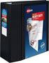 Avery Heavy-Duty View 3 Ring Binder, 1 Black Binder, 5 Inch One Touch EZD Rings, 2.3/4.8 Inch Spine (79606)