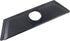 24" Wide x 7" Deep Floor Dust Sweep, ABS Plastic with 4" OD Opening for Dust Collector Systems, 73468