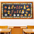 Faccito 70 Pcs Fall Bulletin Board Decorations Set, Hello Fall Cutouts with Autumn Gnome Pumpkin Borders