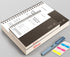 EMSHOI A4 Spiral Notebook, 11.2" X 8.27", College Ruled Lined Journal, 300 Pages/150 Sheets, Easy Tear Perforated