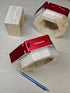 7in, Woodworking Folding Saddle Square Transfer Layout Lines Around Corners, Perfect for Tenons, Dowels, Angled