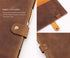 Leather Cover for 6"x9" Steno Notebook, Compatible with Spiral Steno Pads, Brown