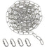 ECUDIS 20 Feet Pendant Light Fixture Chain, Lighting Hanging Chain Extension with Connection Locks, Lighting Chain