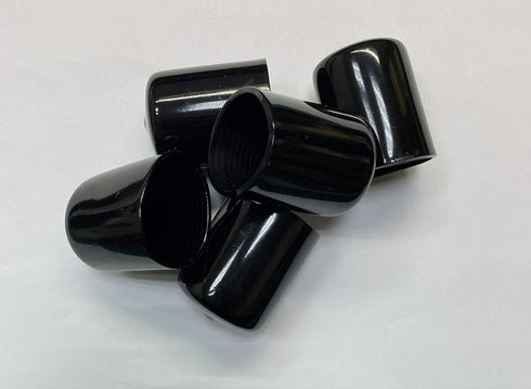 Protection Force Round Cap for 1-3/16" Pipe Post Tube End Cover, Pack of 8 Flexible Vinyl Screw Protectors