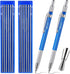 Hiboom 2 Pcs Welders Pencil with 24 Pcs Silver Round Refills, Mechanical Pencils with Built-in Sharpener for Fabrication